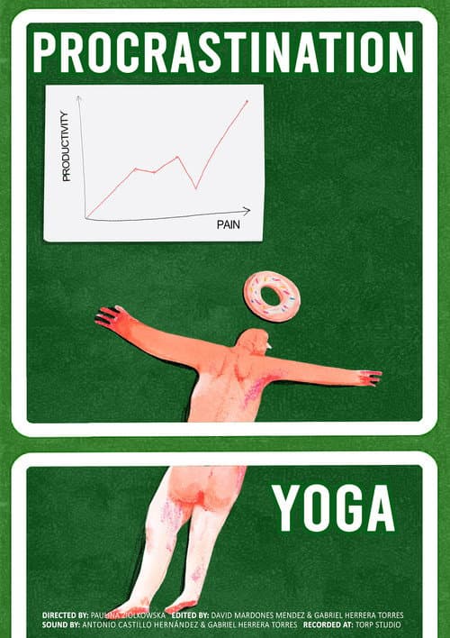 Procrastination Yoga poster