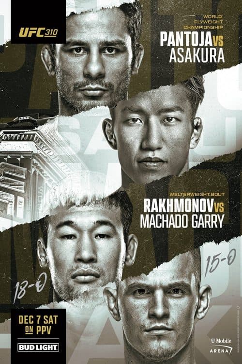 UFC 310: Pantoja vs. Asakura poster