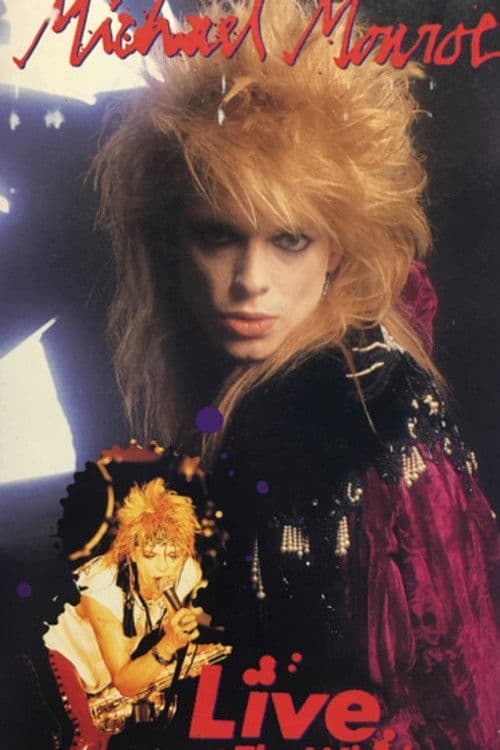 Michael Monroe Live At The Whisky 1989 poster