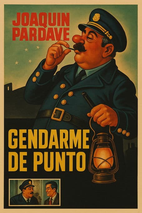 Gendarme de punto poster
