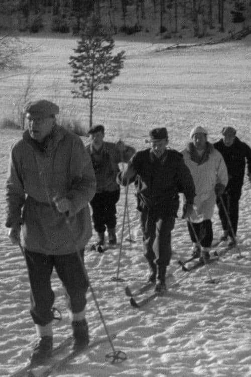 Our Skiing President poster