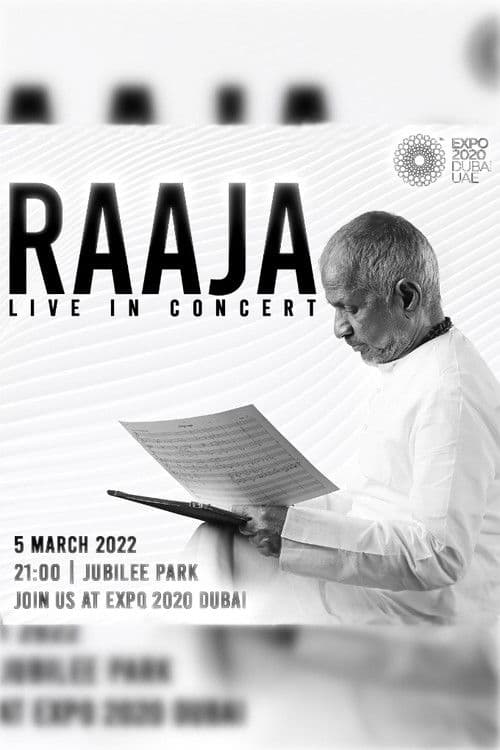 Raaja Live in Concert Expo 2020 Dubai poster