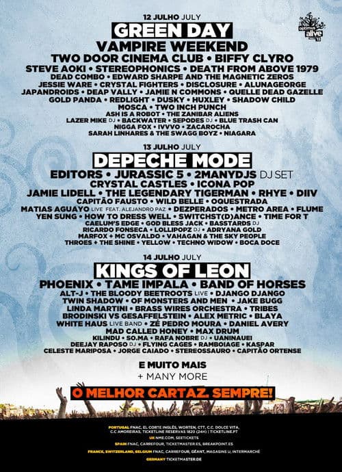 Green Day - Optimus Alive poster