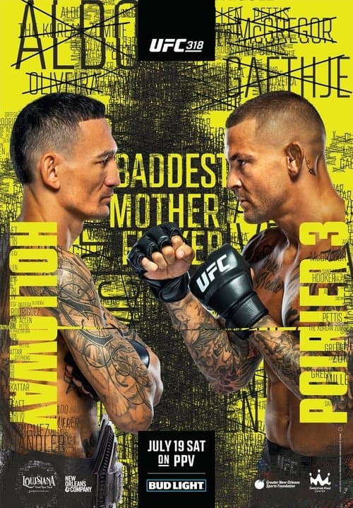 UFC 318: Holloway vs. Poirier 3 poster