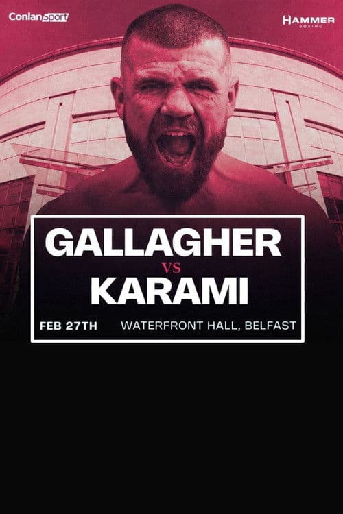 Paddy Gallagher vs. Bahadur Karami poster