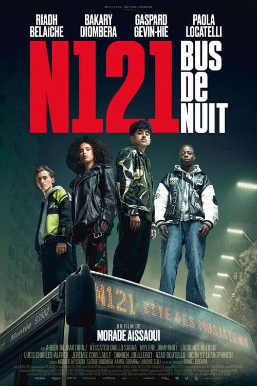 N121 Bus de nuit poster