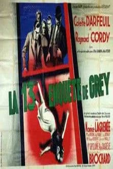 La treizième enquête de Grey poster