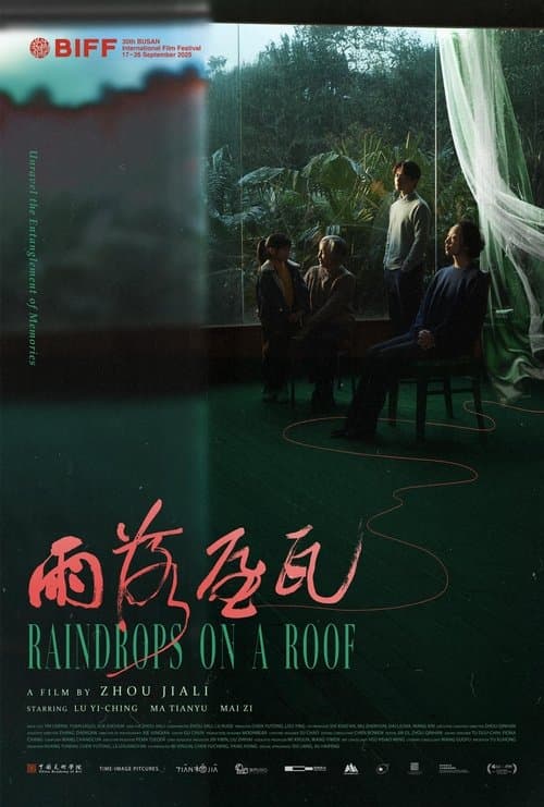 Raindrops on a Roof poster