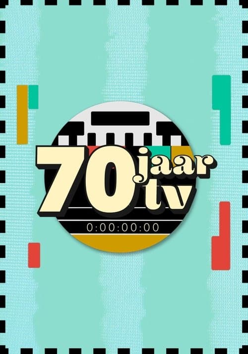 70 jaar tv poster
