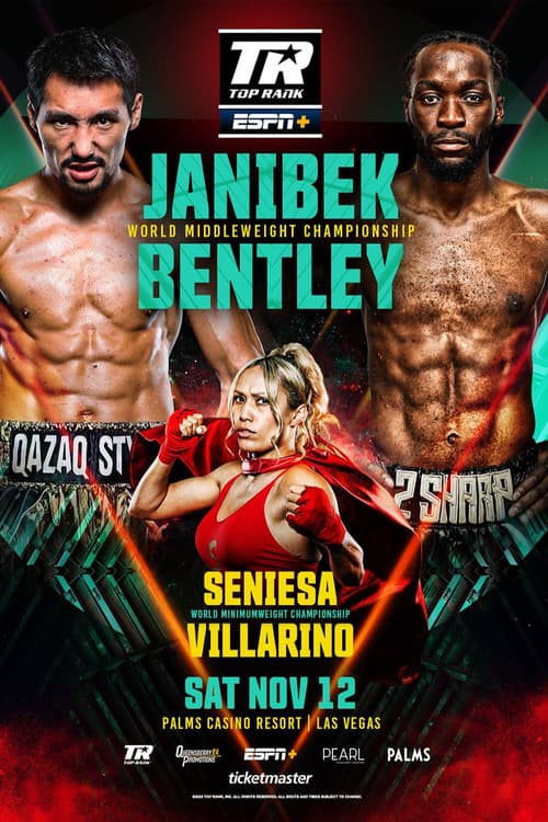 Janibek Alimkhanuly vs. Denzel Bentley poster