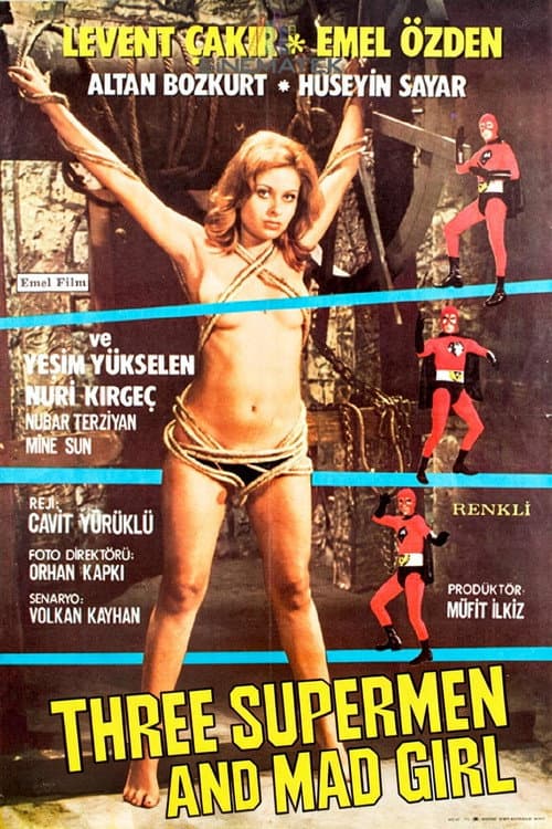 Three Supermen and Mad Girl poster