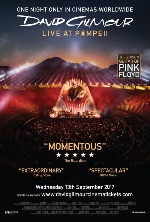 David Gilmour - Live at Pompeii poster