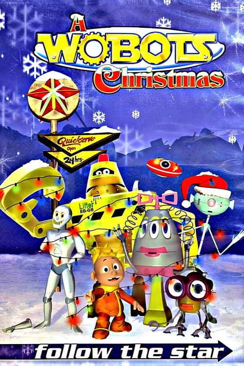 A Wobots Christmas poster