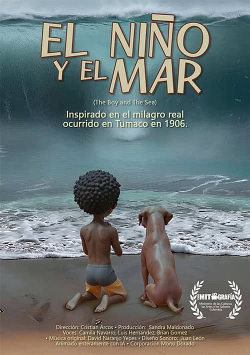 El niño y el mar poster