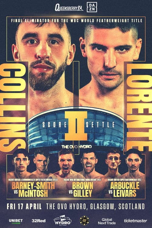 Nathaniel Collins vs. Cristobal Lorente II poster