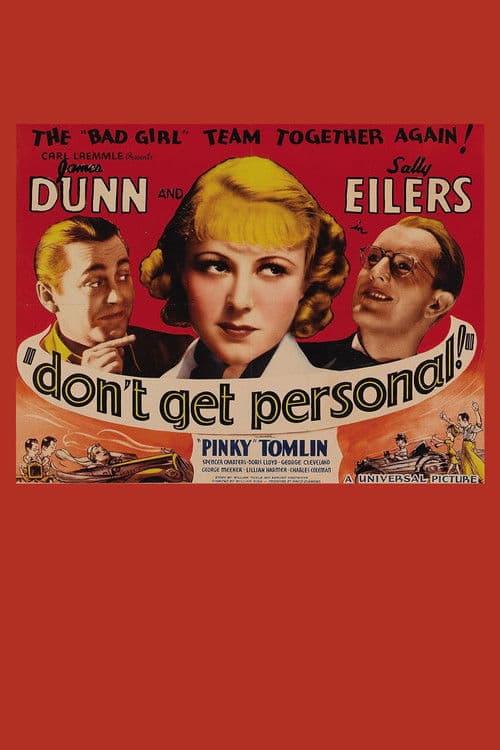 Don’t Get Personal poster