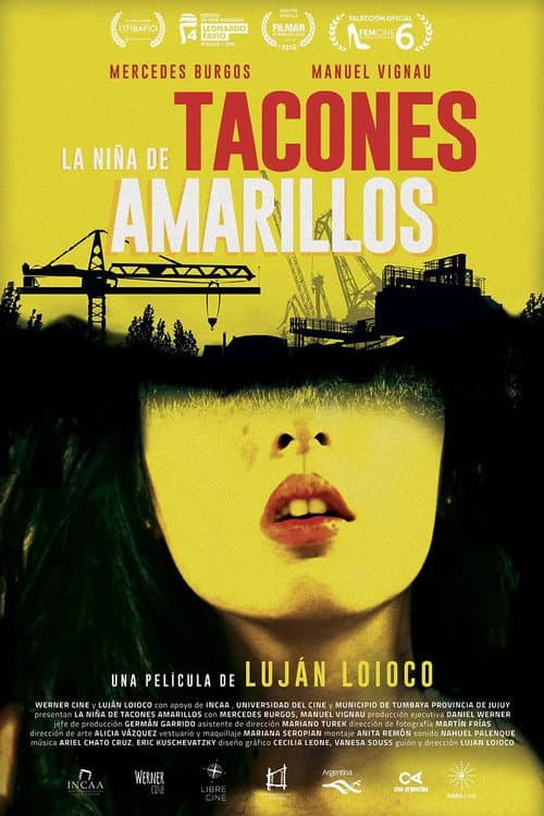 La niña de tacones amarillos poster
