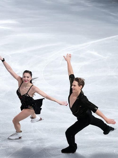 Saulius and Allison. The Olympic Dream poster