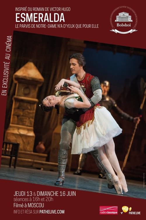 Bolshoi Theatre: ballet Esmeralda poster