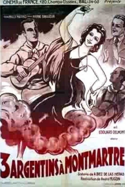 Three Argentines in Montmartre poster