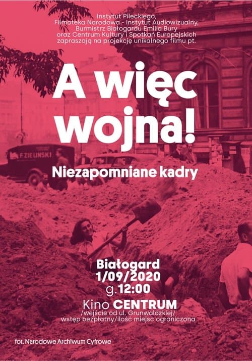 A więc wojna! poster