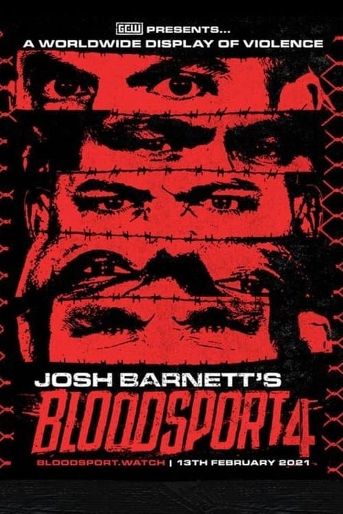 GCW Josh Barnett's Bloodsport 4 poster