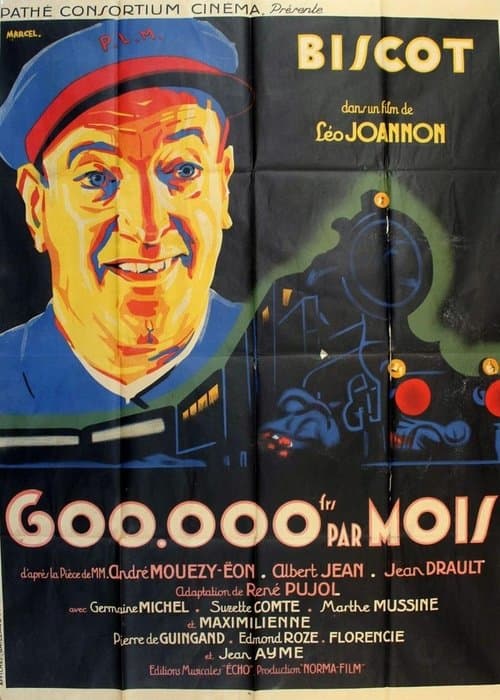 600,000 francs per month poster