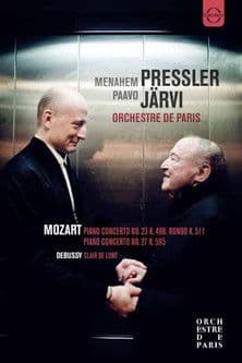 Menahem Pressler, Paavo Jarvi, Orchestre de Paris plays Mozart and Debussy poster