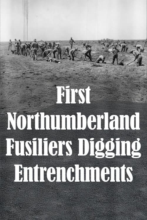 First Northumberland Fusiliers Digging Entrenchments poster