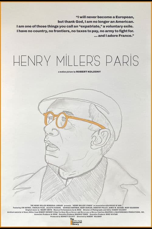Henry Miller's Paris poster