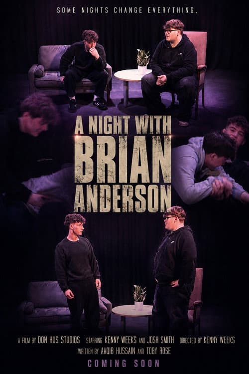 A night with Brian Anderson ft Robert Pattinson poster