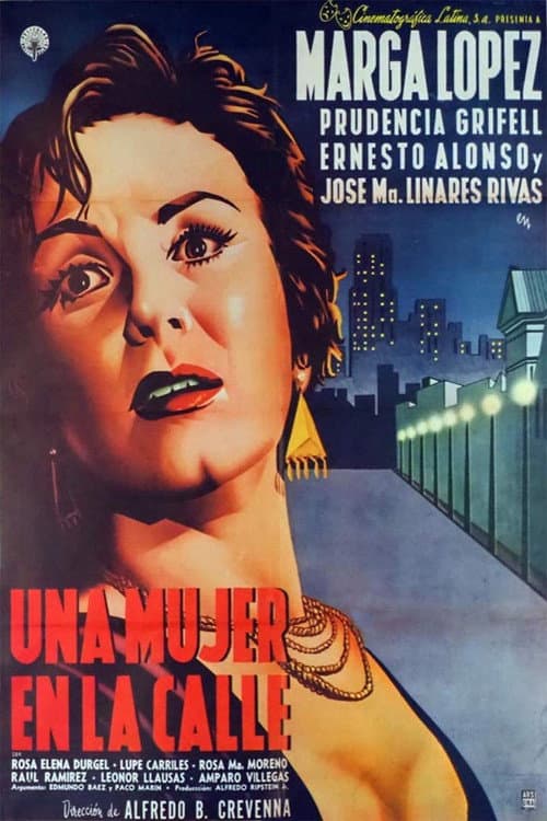 Una mujer en la calle poster