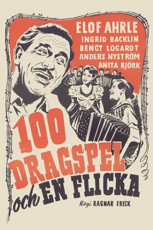 100 dragspel och en flicka poster