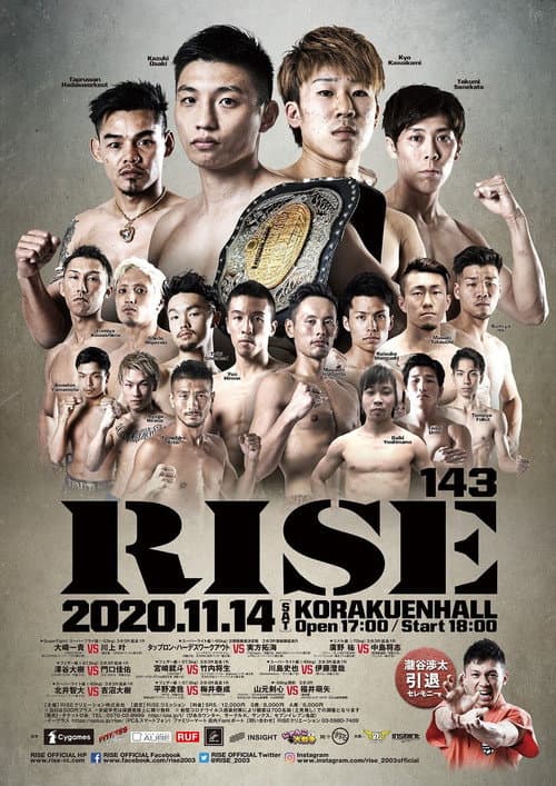 RISE 143 poster
