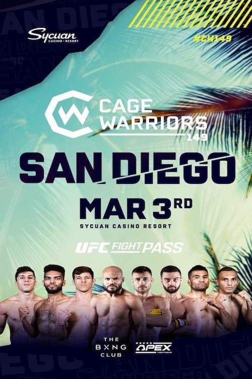 Cage Warriors 149: San Diego poster