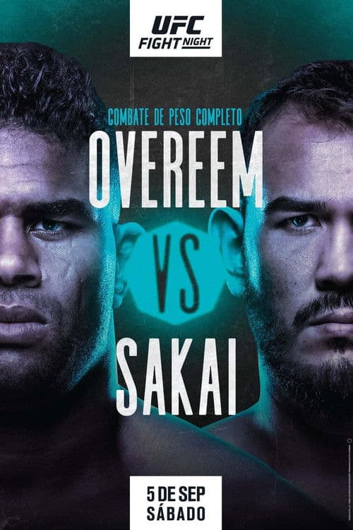 UFC Fight Night 176: Overeem vs. Sakai poster
