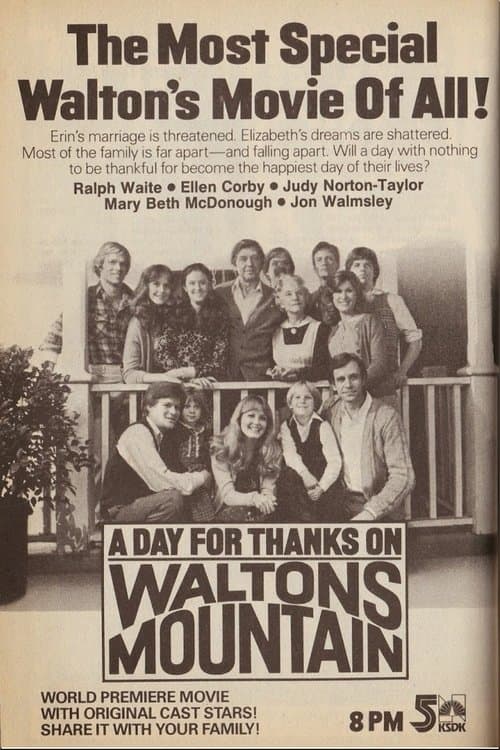 A Day for Thanks on Waltons Mountain poster