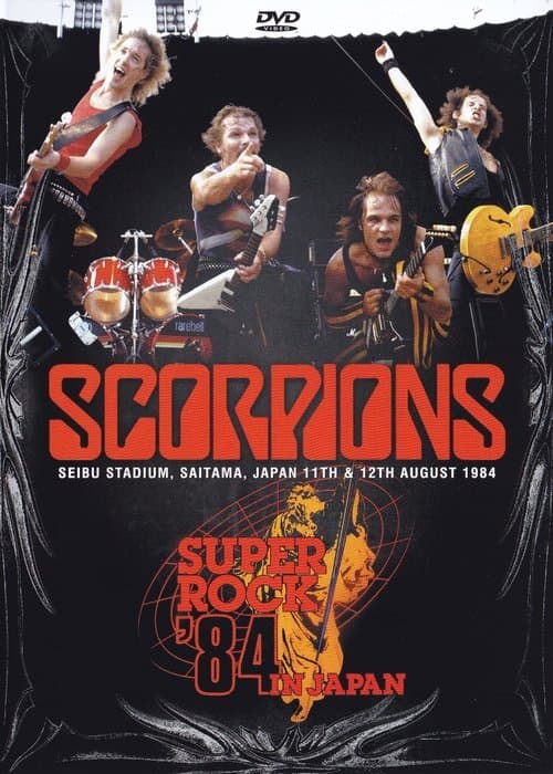 Scorpions: Super Rock '84 in Japan poster