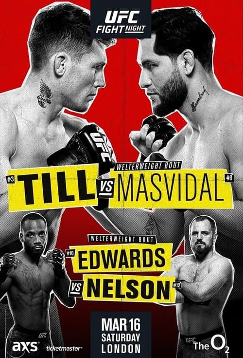 UFC Fight Night 147: Till vs. Masvidal poster