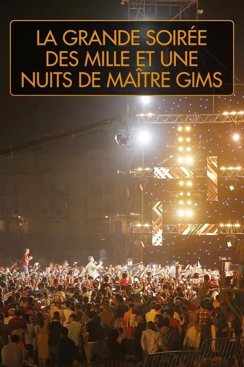 La grande soirée des mille et une nuits de Maître Gims poster