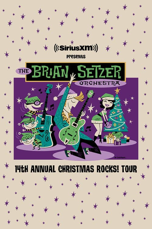 The Brian Setzer Orchestra: Christmas Rocks! Live poster