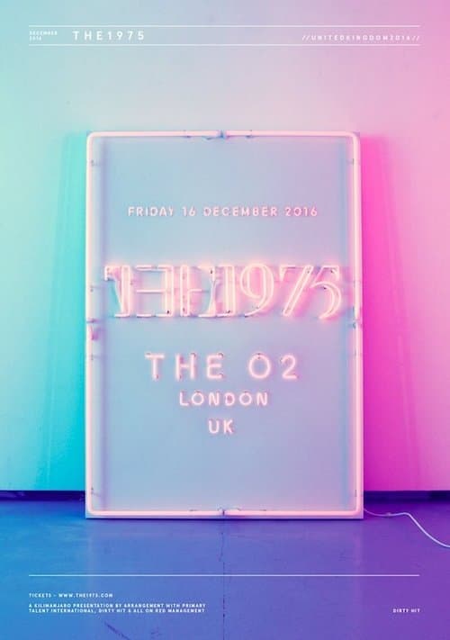 The 1975: Live at The O2, London poster