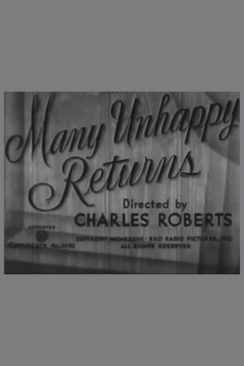 Many Unhappy Returns poster
