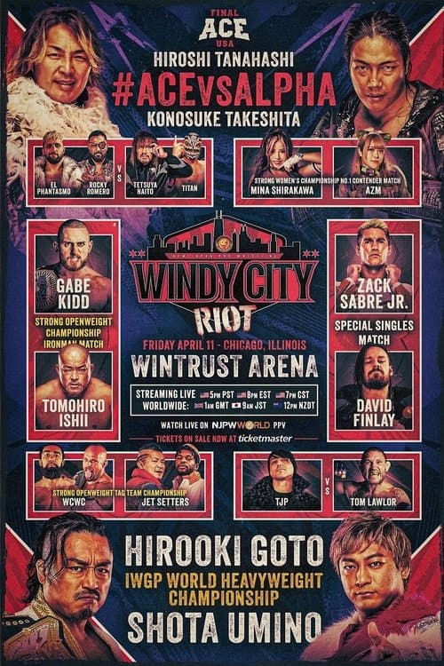 NJPW Windy City Riot 2025 poster