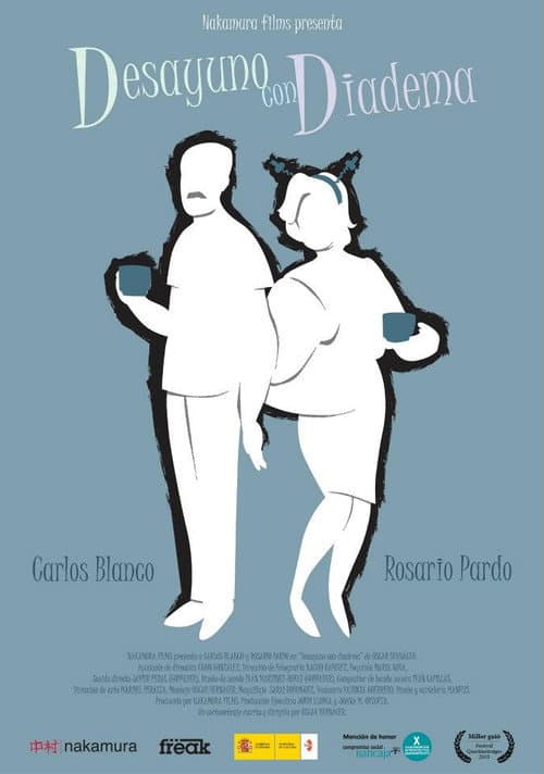 Desayuno con diadema poster