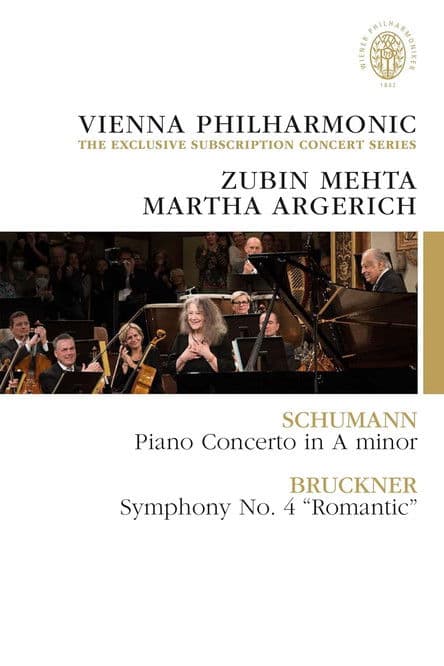 Vienna Philharmonic The Exclusive Subscription Concert Series - Zubin Mehta & Martha Argerich poster