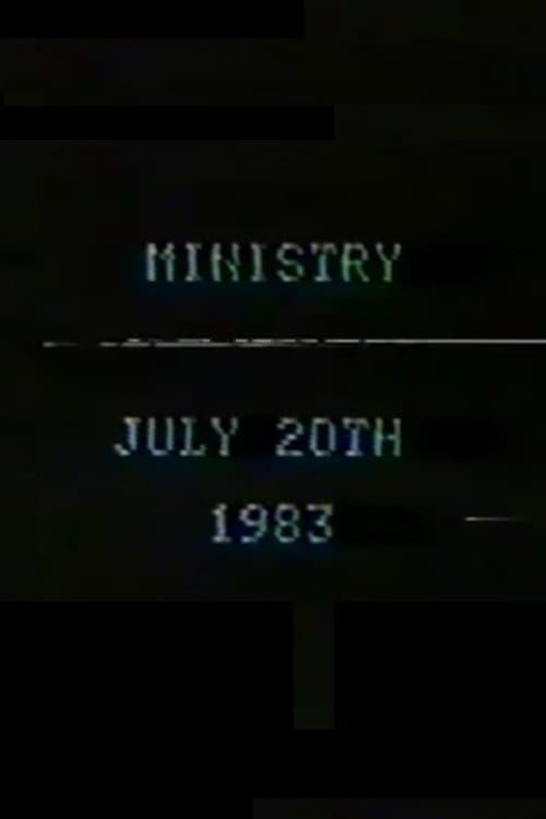 Ministry July 20th, 1983 poster