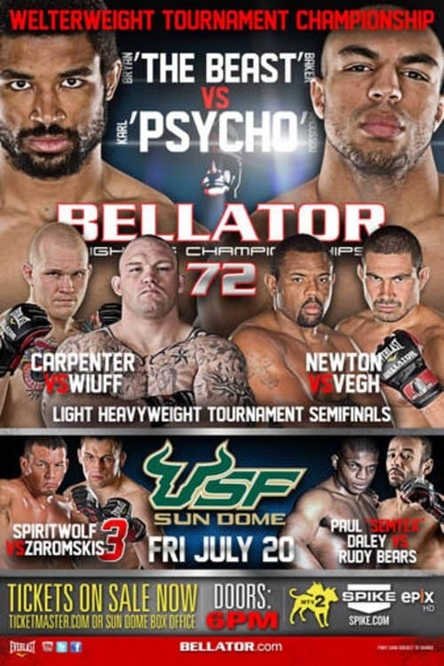 Bellator 72 poster