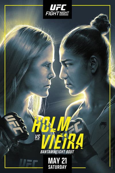 UFC Fight Night 206: Holm vs. Vieira poster