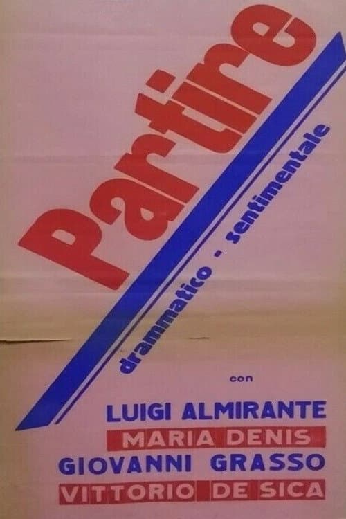 Partire poster